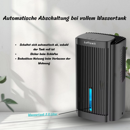 LuftZeit DryAir Luftentfeuchter – leise, energieeffizient & leistungsstark gegen Feuchtigkeit, Schimmel und Gerüche