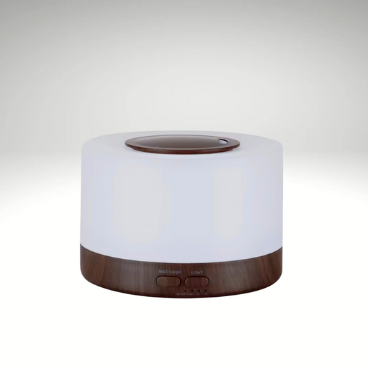 LuftZeit Relax 500 – Smarter WLAN Luftbefeuchter & Aroma-Diffuser, kompatibel mit Alexa & Google Home, 7 LED-Farben