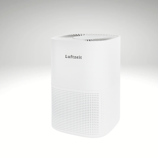 LuftZeit PureAir200 Luftreiniger – HEPA-& Aktivkohlefilter, leise mit Timer – Gegen Pollen, Staub, Gerüche &amp; Tierhaare