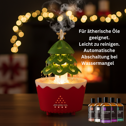 LuftZeit RainPine 250 – Weihnachtsbaum-Regenbefeuchter mit LED & Aroma
