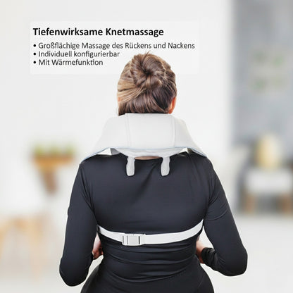 PureRelax One Softheal – Tiefenwirksames Nacken- & Schultermassagegerät mit Wärmefunktion