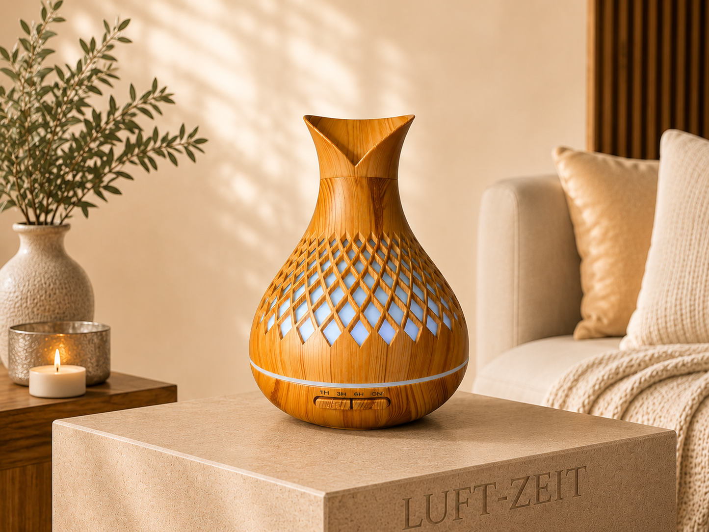Ultraschall Luftbefeuchter & Aroma Diffuser 500 ml