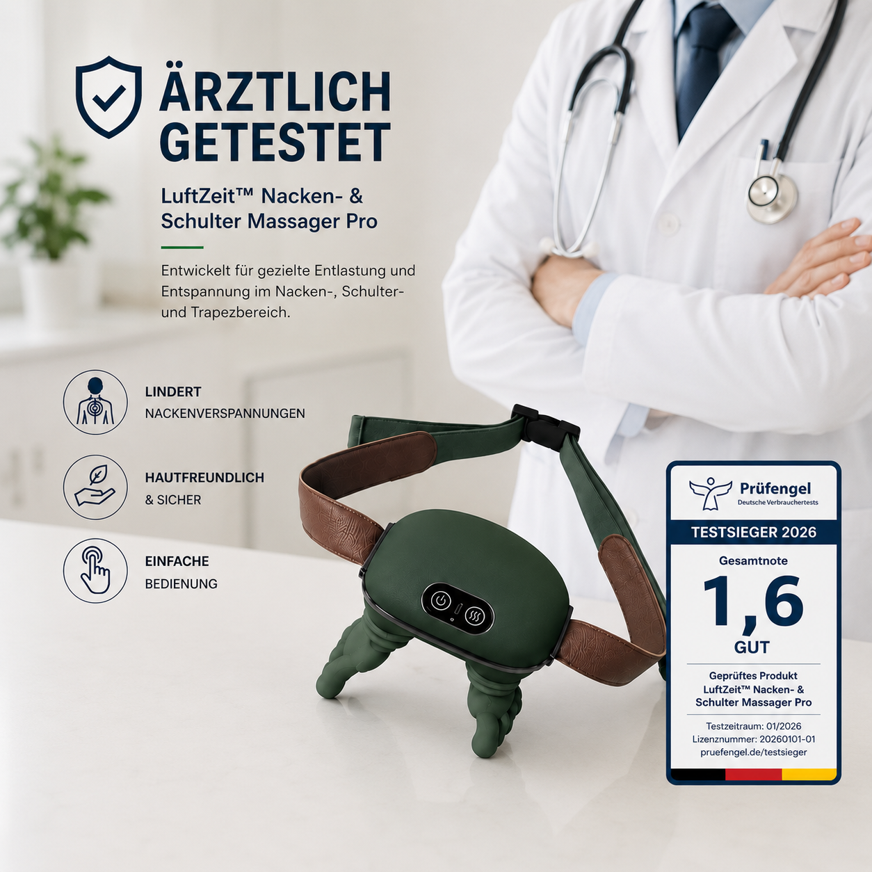LuftZeit™ Schulter & Nacken Massager Pro